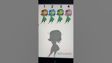 Which one is Correct? Disgust from Inside out 2 - 3 #insideout2  #art #insideout