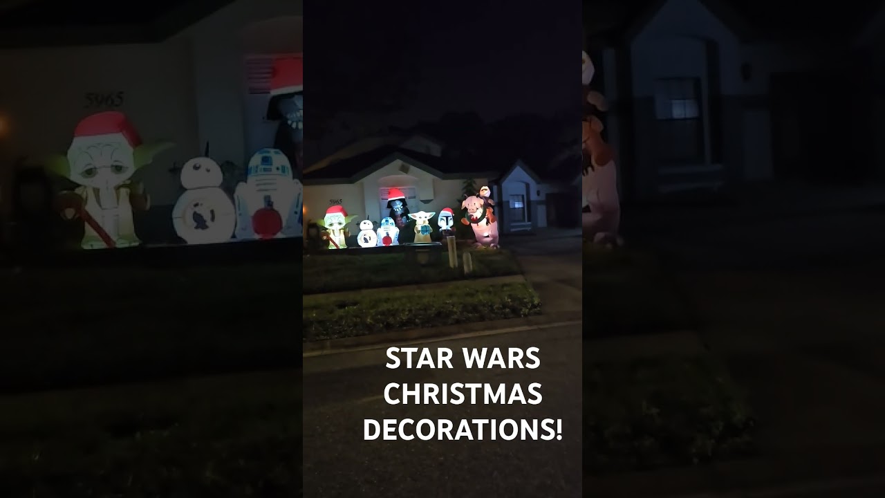 “Star Wars Christmas Decorations Still Up? These Are the Coolest Parents in the Galaxy 🎄🚀”