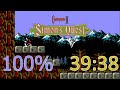 Castlevania II: Simon's Quest - 100% Speedrun in 39:38 [Current World Record]