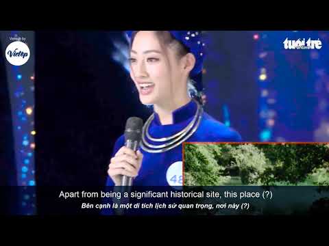 Video Thuyết trình bằng Tiếng Anh hay nhất lịch sử Hoa hậu... - youtube