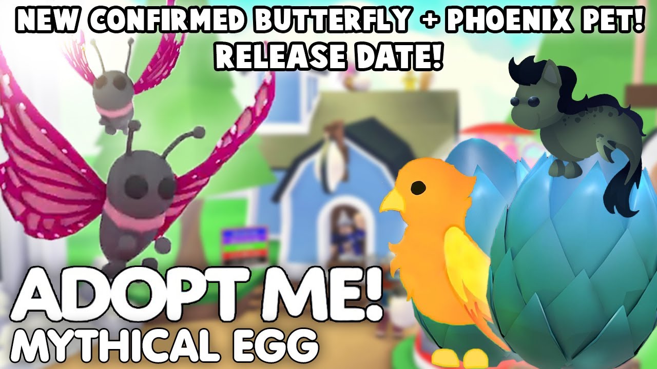 Adopt Me NEW BUTTER FLY PET + PHOENIX PET CONFIRMED! MYTHICAL EGG