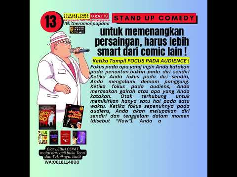 Belajar Stsnd Up Comedy pada Ramon Papana No.13