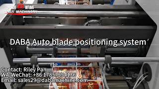 DABA high-speed slitting machine auto knife positioning system