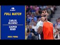 Carlos alcaraz vs casper ruud full match  2022 us open final