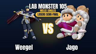 Lab Monster 105 Upper Bracket LSF - Weegel (Marth) vs Jago (ICs)