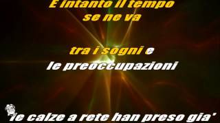 Video thumbnail of "IL TEMPO SE NE VA   ADRIANO CELENTANO   KARAOKE"