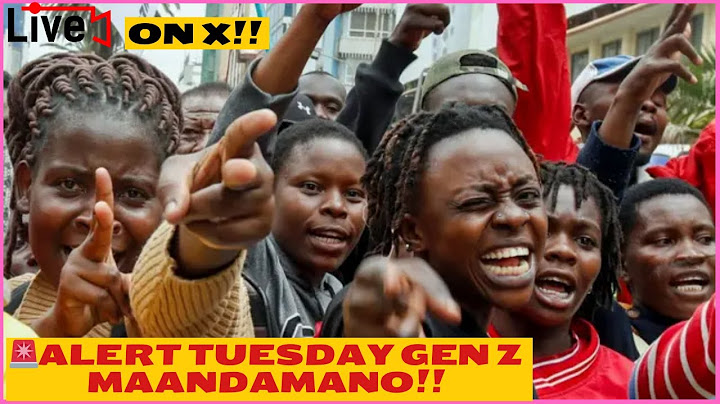 LIVE NOW on X-Space!! GEN Z DECLARES RUTO MUST GO!!