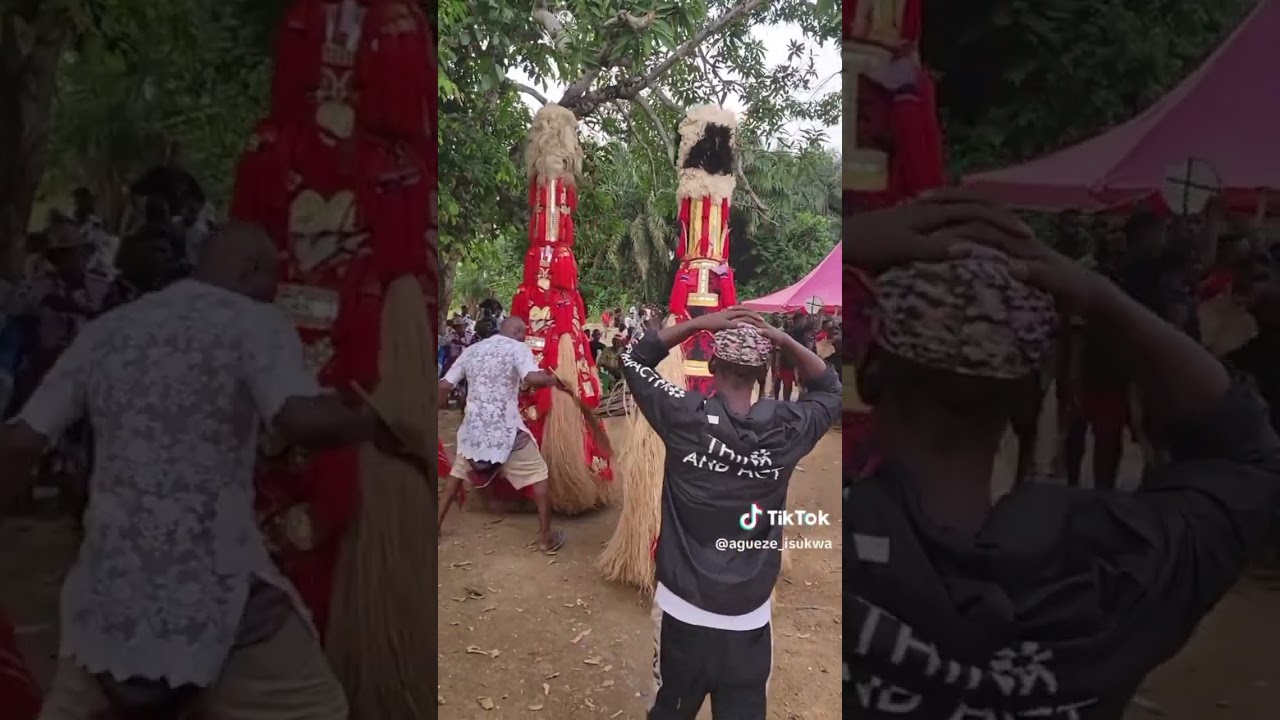 Agueze isukwa, #ogbaru #culture  and traditions #igbo # masquerade # YouTube # viral videos #fyp