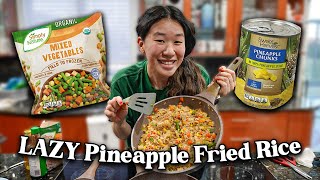Lets make a LAZY meal together! Pineapple fried rice