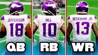 I made a team of ONLY WRs