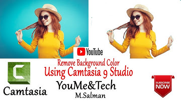 How to Remove Background Color In Camtasia 9 | Urdu & Hindi