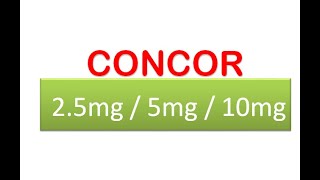 Concor 2.5Mg , 5Mg , 10Mg Bisoprolol