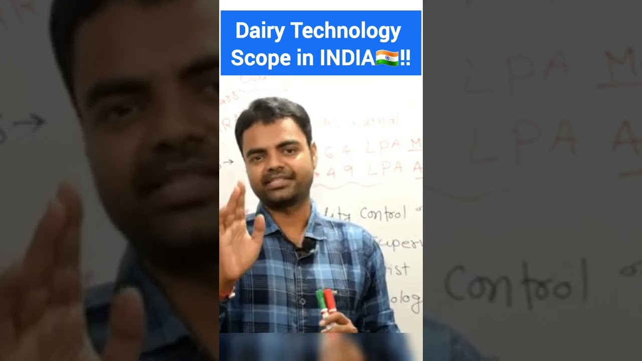 Dairy Technology Scope in India, Salary Package 