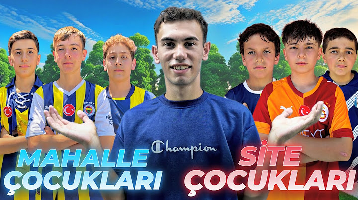 MAHALLE ÇOCUKLARI VS SİTE ÇOCUKLARI MAÇ!