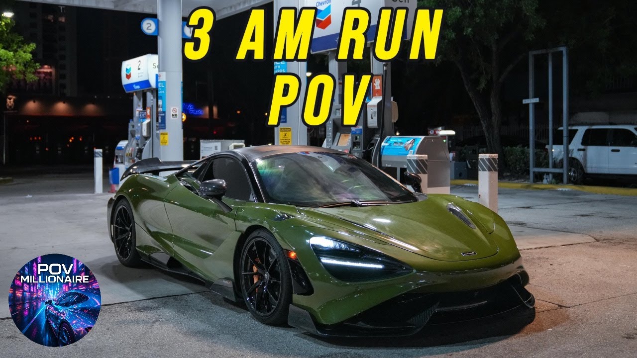 IT'S 3 A.M COME DRIVE WITH ME- MCLAREN 765LT POV