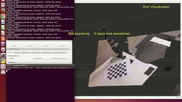 Turtlebot arm pick and place Rviz visualization