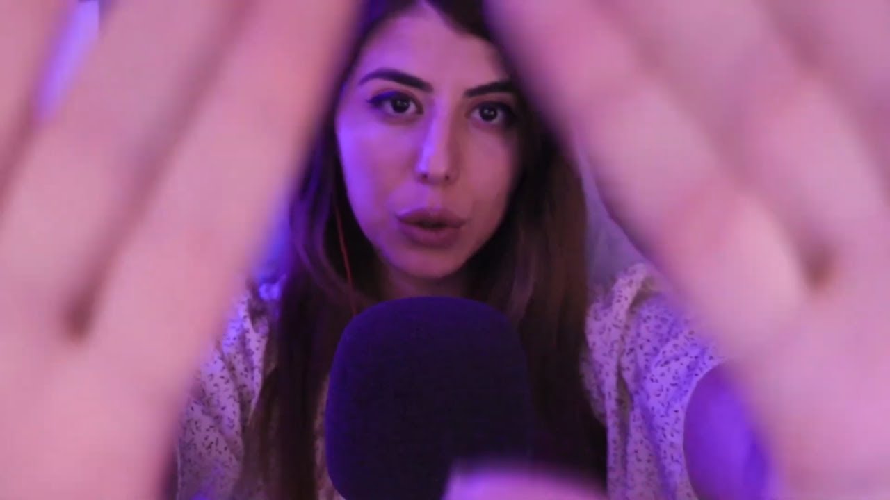 ASMR Soothing Hand Movements & Mouth Sounds (Tktk, Sksk, Shhh, Bloop And More..) 😴