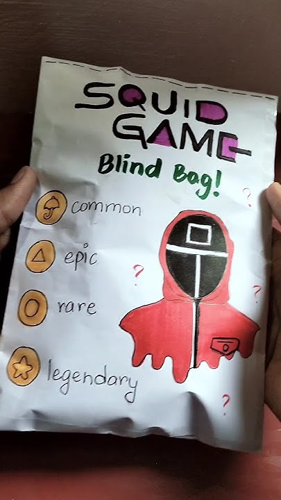 Squid Game Blind Bag! #asmr #unboxing #blindbag #craft #diy #squishy