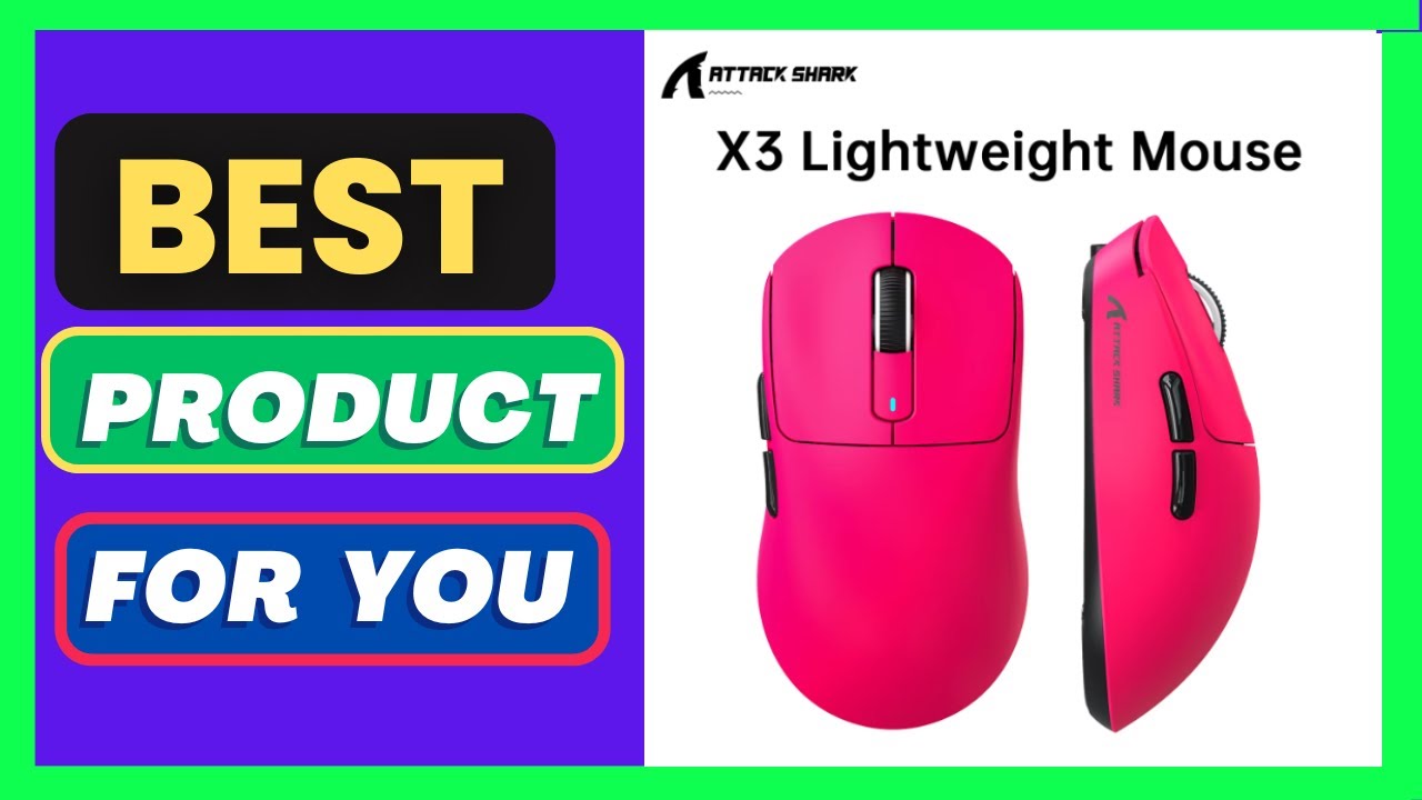 ATTACK SHARK X3 Lightweight Mouse