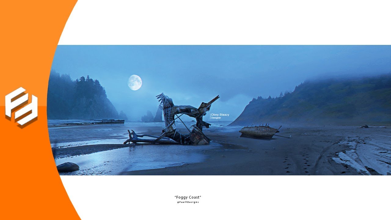 "Foggy Coast" // Obey Blaazy Manipulation Header ► Speedart