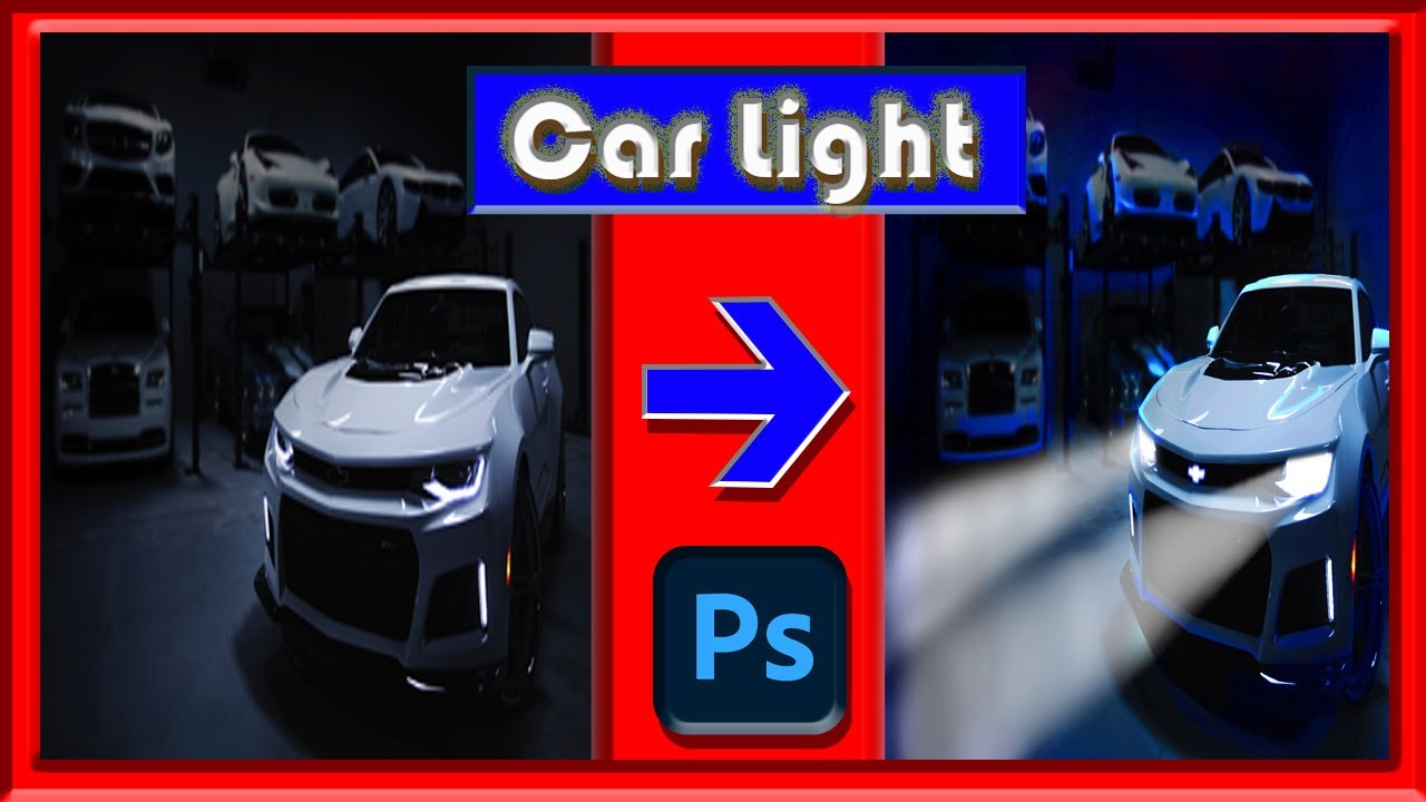 How To Create Car Headlight Glow Light Tutorial Mr K