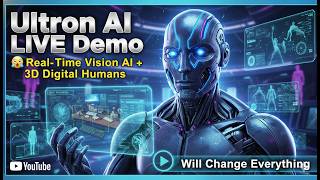 Famous Ultron AI LIVE Demo 🤯 Real-Time Vision AI + 3D Digital Humans Will Change Everything Wealth