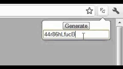 Password Generator Chrome