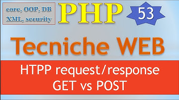 PHP 5.5 ITA 53: form e DBMS - metodi GET e POST a confronto