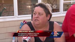 Husband arrested in murder of teacher