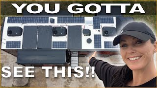 BIG RV Solar Install | Cleanest Install | RV Full Time | EP27