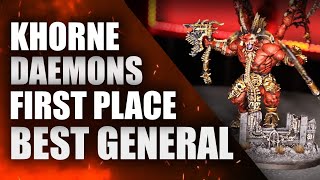 Khorne Daemons Win 1st Place Best General
