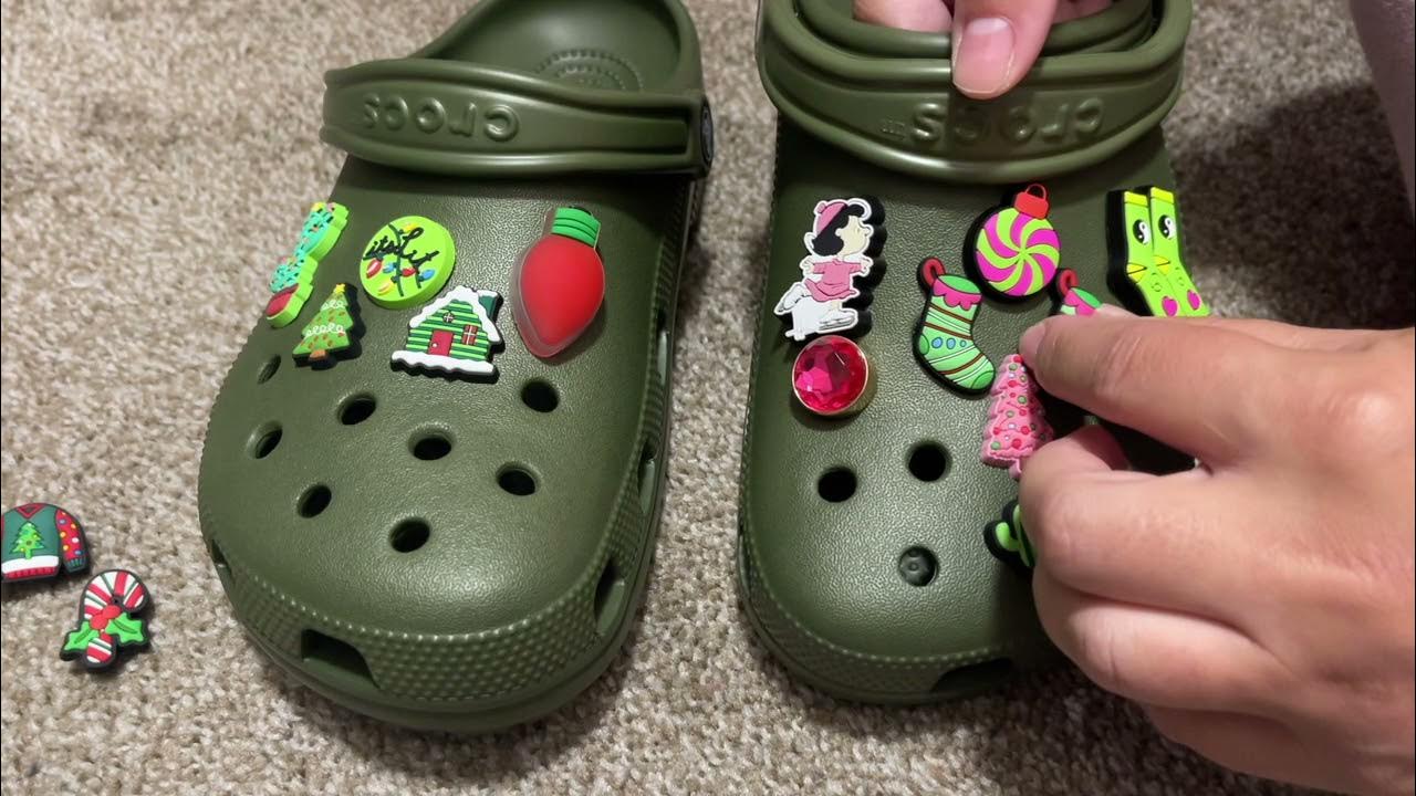 DECORATING MY GREEN CROCS JIBBITZ PLACEMENT YouTube