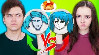 Выбери Чей Блин Лучше 🥞Блинный Челлендж 🥞Pancake Art Challenge 🥞Рисуем Блинами С Вэлл 🥞Diy