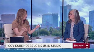 Gov. Hobbs talks debt relief, fire response, public education and more