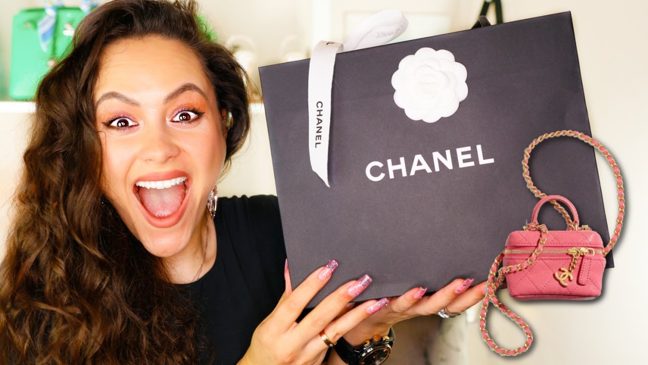 I BOUGHT THE TINIEST CHANEL BAG! Chanel Unboxing 2021