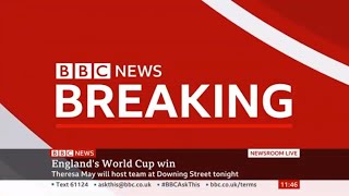 BBC Breaking News Ident, Business Headlines - 11.45am 15th July 2019