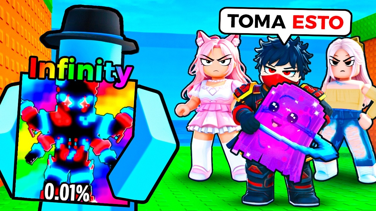 Me Hice Pasar por NOOB, Luego Regalé BRAINROTS INFINITY!