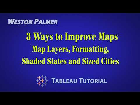 Tableau Tutorial - 3 Ways to Improve Your Maps