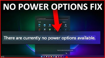 [Fixed] ✔️There Are Currently No Power Options Available 😤 No Shutdown Option windows 10