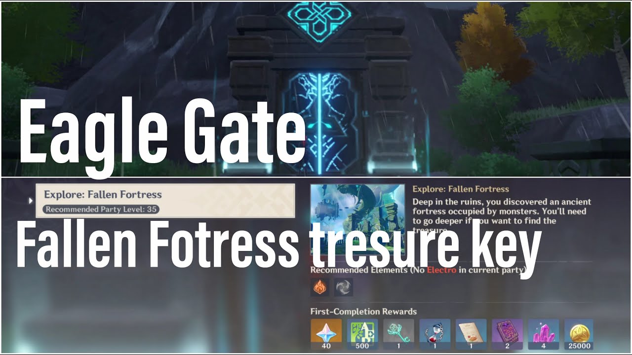 Fallen Fortress Eagle Gate ( Genshin Impact ) YouTube