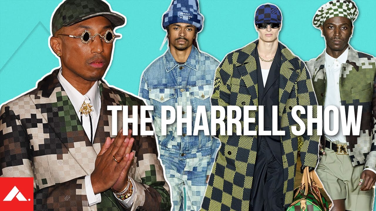 Watch Pharrell Shows Off His Louis Vuitton SS24 Collection Essentials