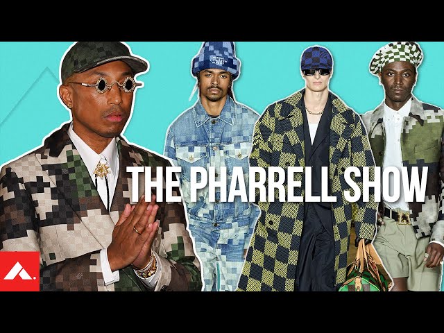 Pharrell's Debut Louis Vuitton Show Spring Summer 2024 . 📸: @highsnobiety  , vogue runway