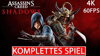 Assassin’s Creed Shadows Gameplay Walkthrough FULL GAME Deutsch [4K 60FPS PC ULTRA] Kein Kommentar