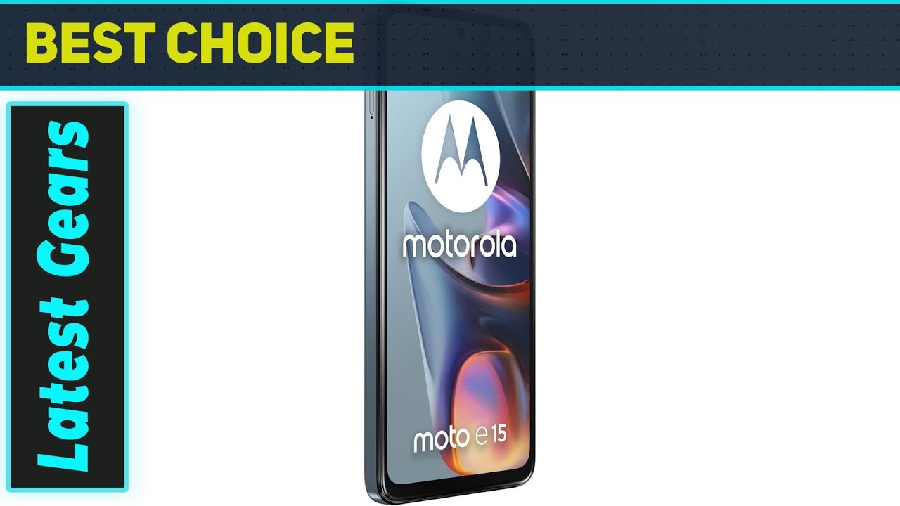 Motorola Moto E15 Best Dual-SIM 4G Smartphone with 64GB Storage