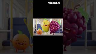 Dumpty The Train on a Fruity Ride 🍎🍌 | Fun Kids Adventure #kidsshorts