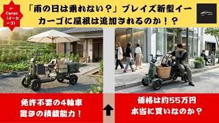 【屋根付き追加で大化け!】免許不要「ブレイズ eカーゴ」は価格も下がるのか？ “小さな軽トラEV”に高齢者＆若者が注目する理由【クルマのホンネ】