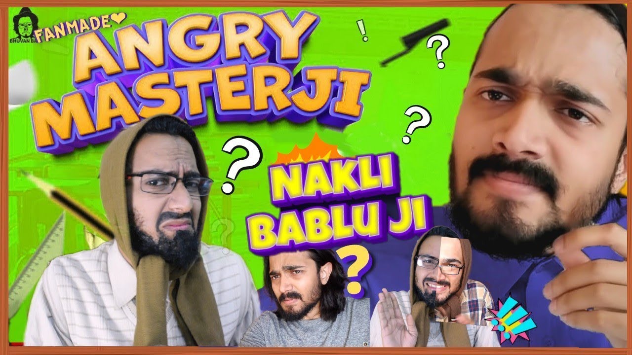 BB ki vines copy Angry masterji fanmade BBKiVines YouTube