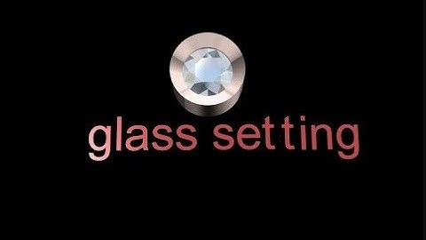 glass setting making in rhino matrix combination 01082020