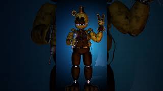 (C4d)My new animation for the game fnaf ar (withered SpringBear) #fnafar #cinema4d #fnaf #c4d #fnaf
