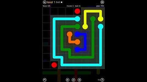 FLOW FREE - Classic Pack - 8x8 - All levels